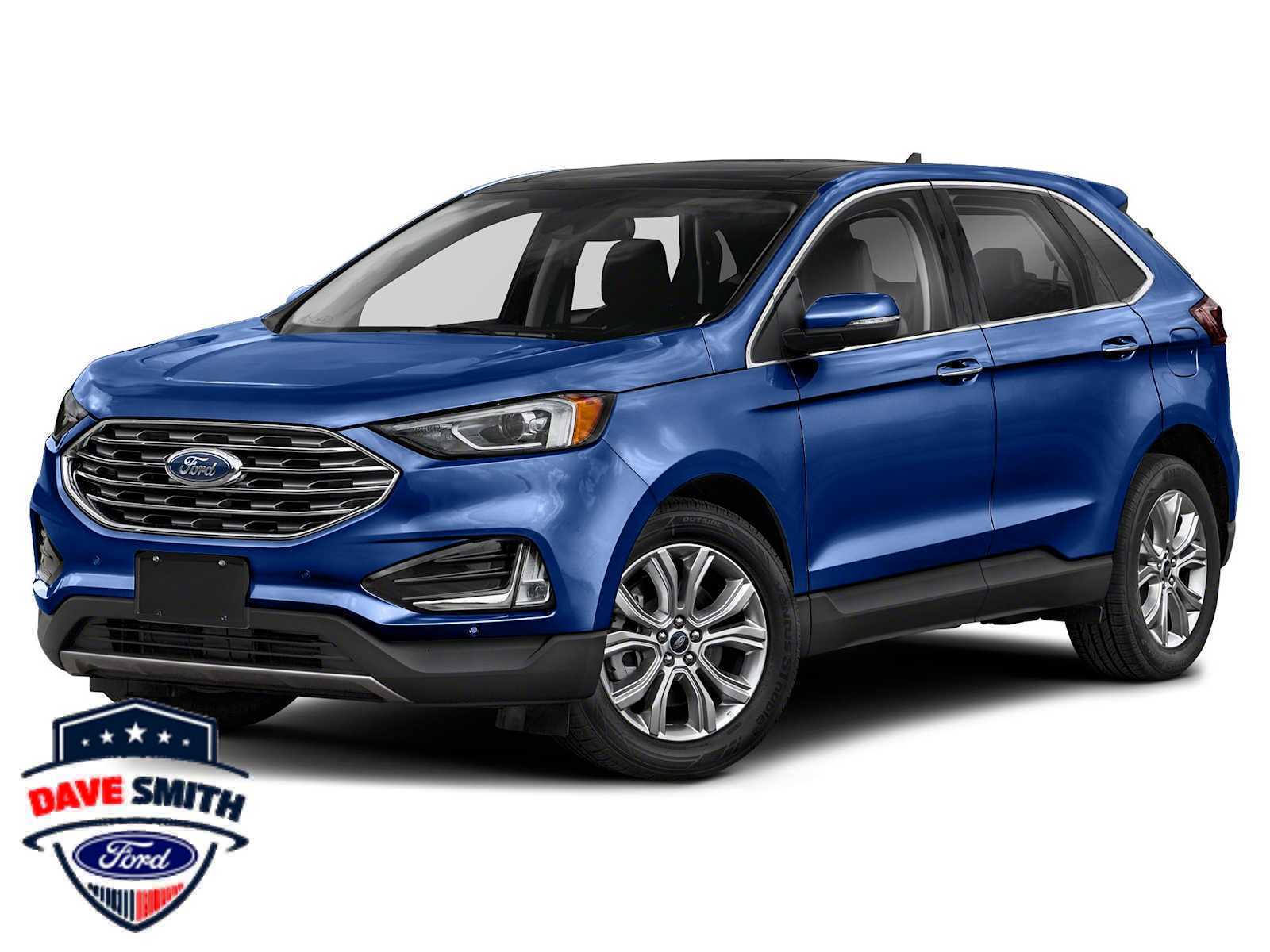 Atlas Blue Metallic 2022 Ford Edge SUV / Crossover All-Wheel Drive 8-Speed Automatic