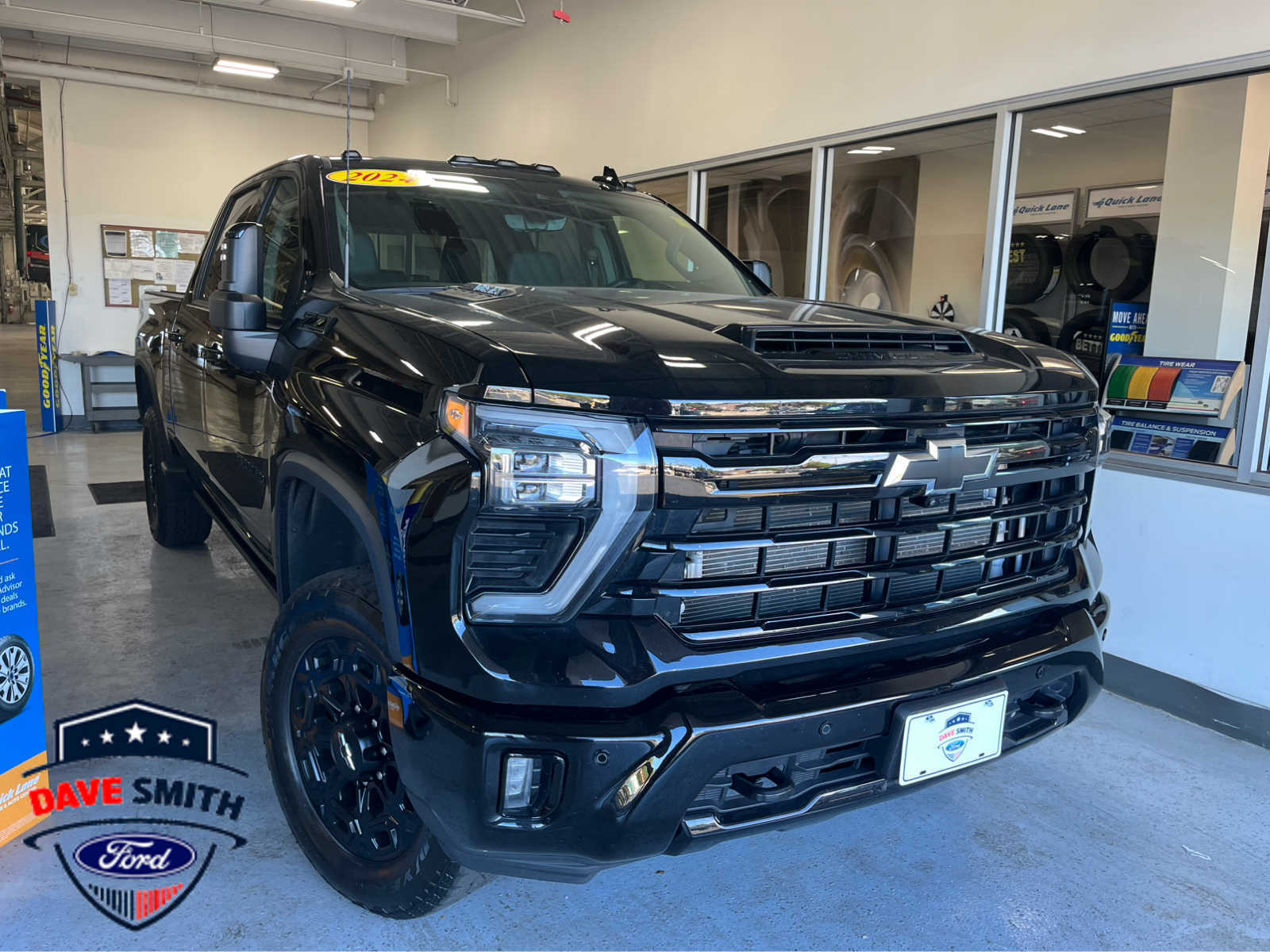Black 2024 Chevrolet Silverado 2500HD Pickup Truck Four-Wheel Drive Automatic