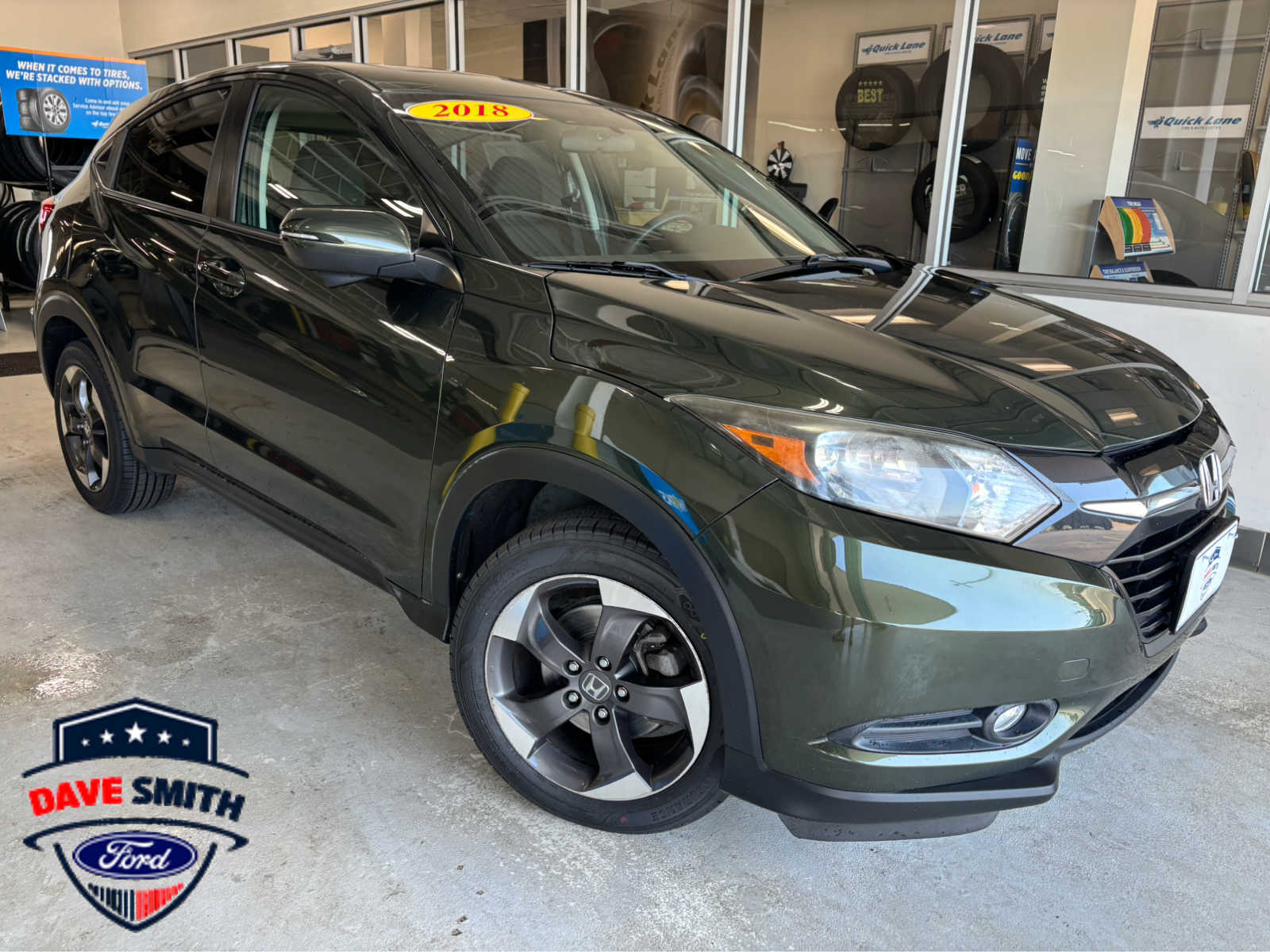 Misty Green Pearl 2018 Honda HR-V SUV / Crossover All-Wheel Drive Continuously Variable Transmission