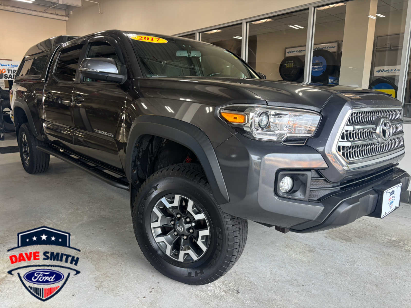 Magnetic Gray Metallic 2017 Toyota Tacoma Pickup Truck Four-Wheel Drive 6-Speed Automatic