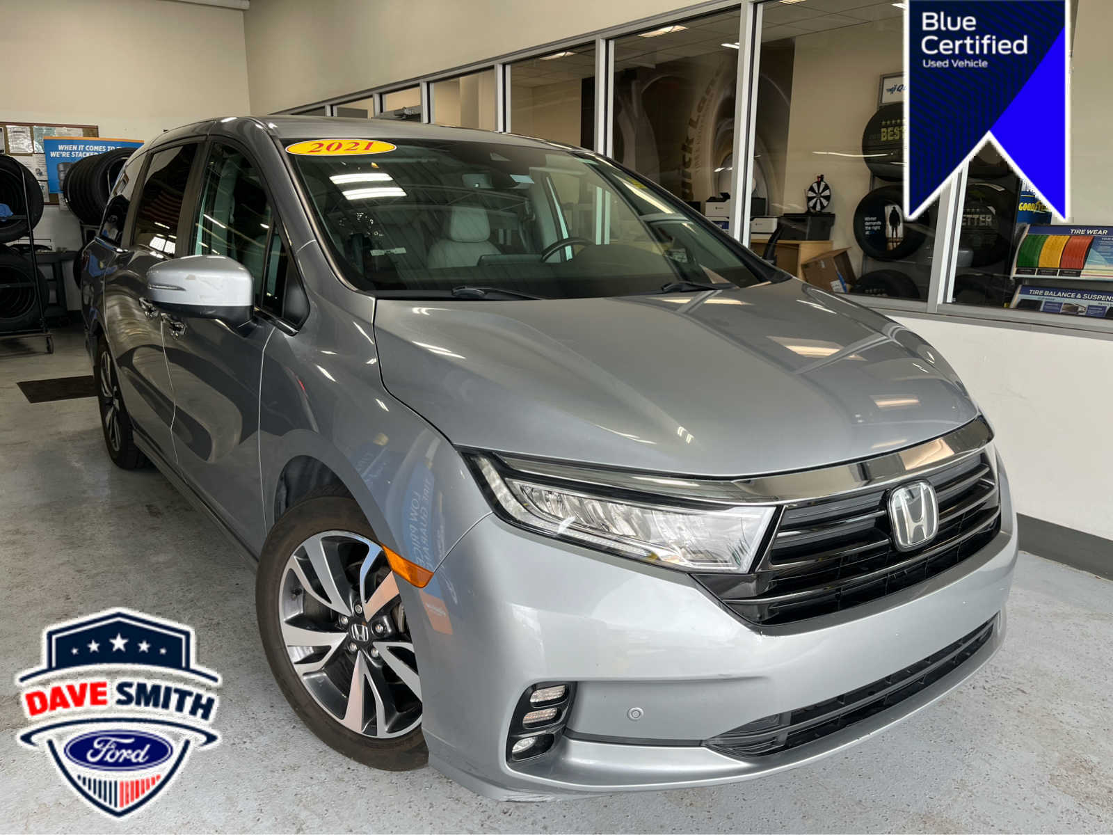 Lunar Silver Metallic 2021 Honda Odyssey Minivan Front-Wheel Drive Automatic