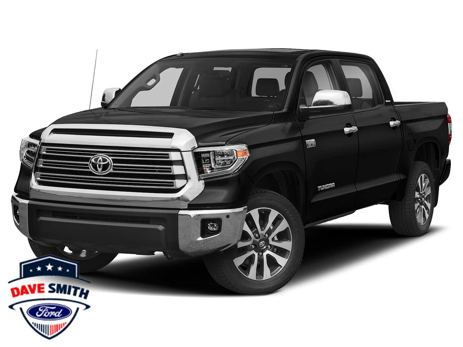 Midnight Black Metallic 2019 Toyota Tundra Pickup Truck Four-Wheel Drive 6-Speed Automatic
