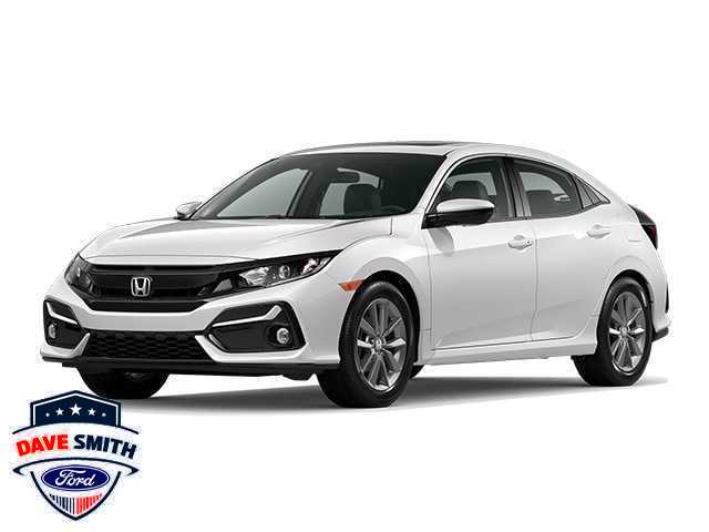 Platinum White Pearl 2020 Honda Civic Hatchback Hatchback Front-Wheel Drive Continuously Variable Transmission