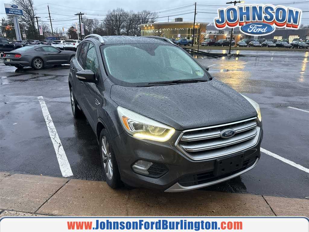 Gray (Magnetic Metallic) 2017 Ford Escape Titanium AWD SUV / Crossover All-Wheel Drive 6-Speed Automatic