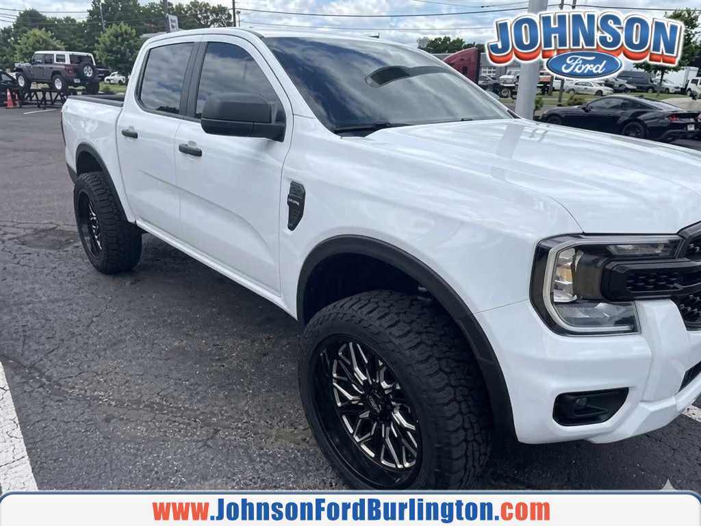 Oxford White 2024 Ford Ranger XL SuperCrew 4WD Pickup Truck Four-Wheel Drive Automatic