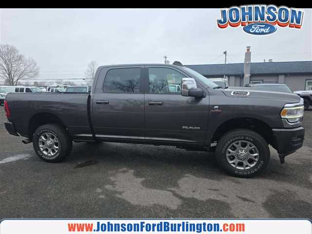 Gray (Granite Crystal Metallic Clearcoat) 2024 RAM 2500 Laramie Crew Cab 4WD Pickup Truck Four-Wheel Drive 6-Speed Automatic