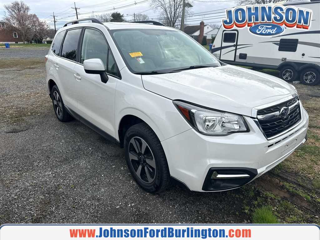 Crystal White Pearl 2017 Subaru Forester 2.5i Premium SUV / Crossover All-Wheel Drive 6-Speed Manual