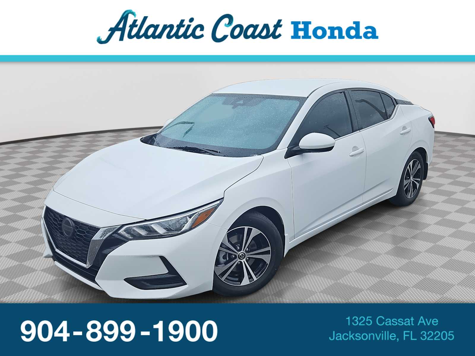 White 2021 Nissan Sentra SV FWD Sedan Front-Wheel Drive Continuously Variable Transmission