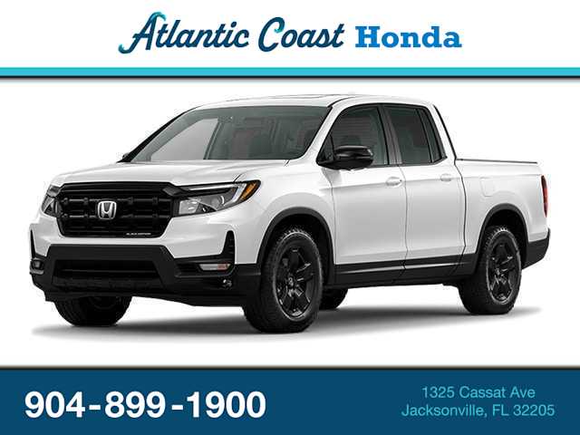 White 2026 Honda Ridgeline Black Edition AWD Pickup Truck All-Wheel Drive 9-Speed Automatic