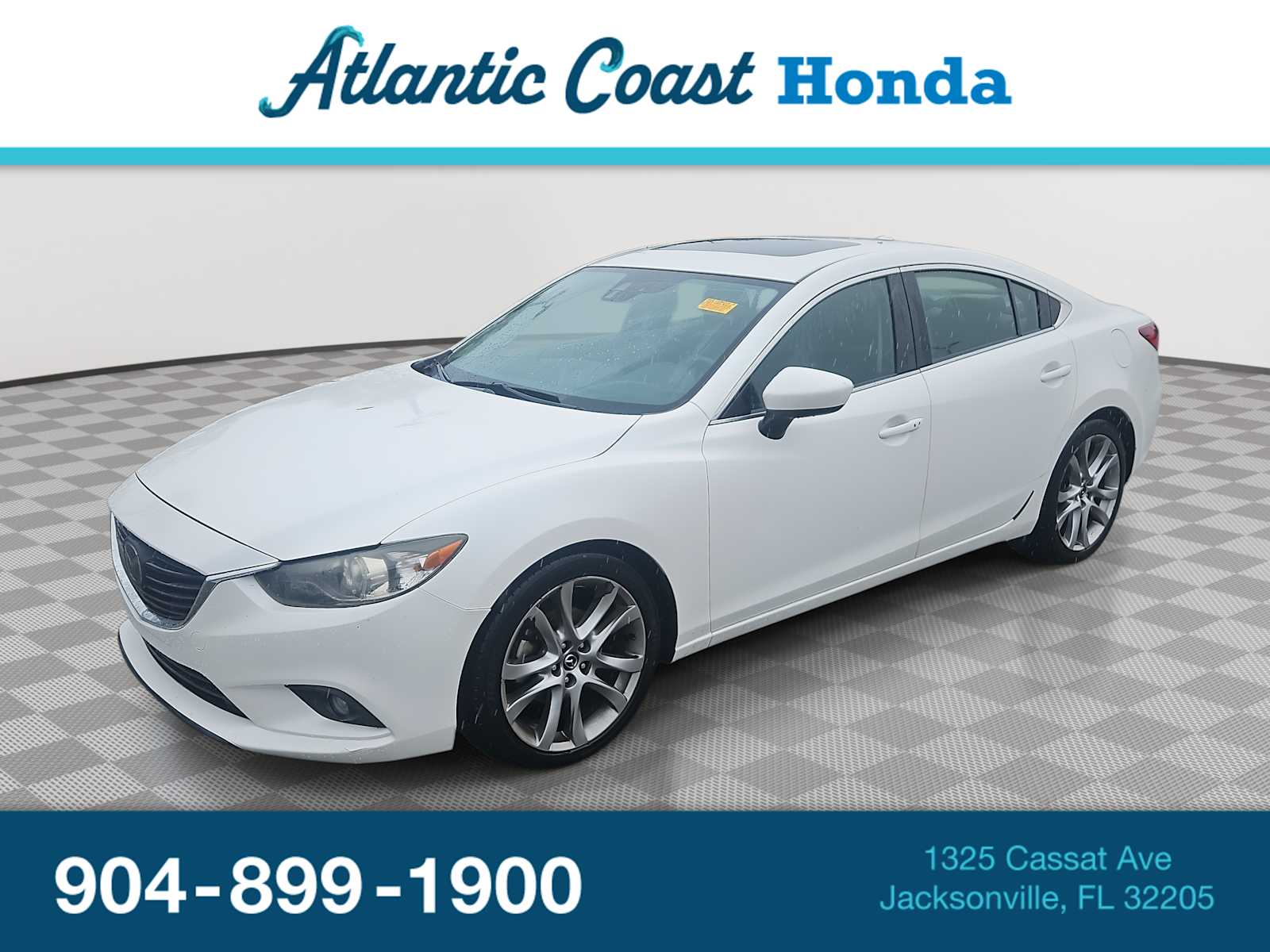 Snowflake White Pearl Mica 2014 Mazda MAZDA6 Sedan Front-Wheel Drive 6-Speed Automatic