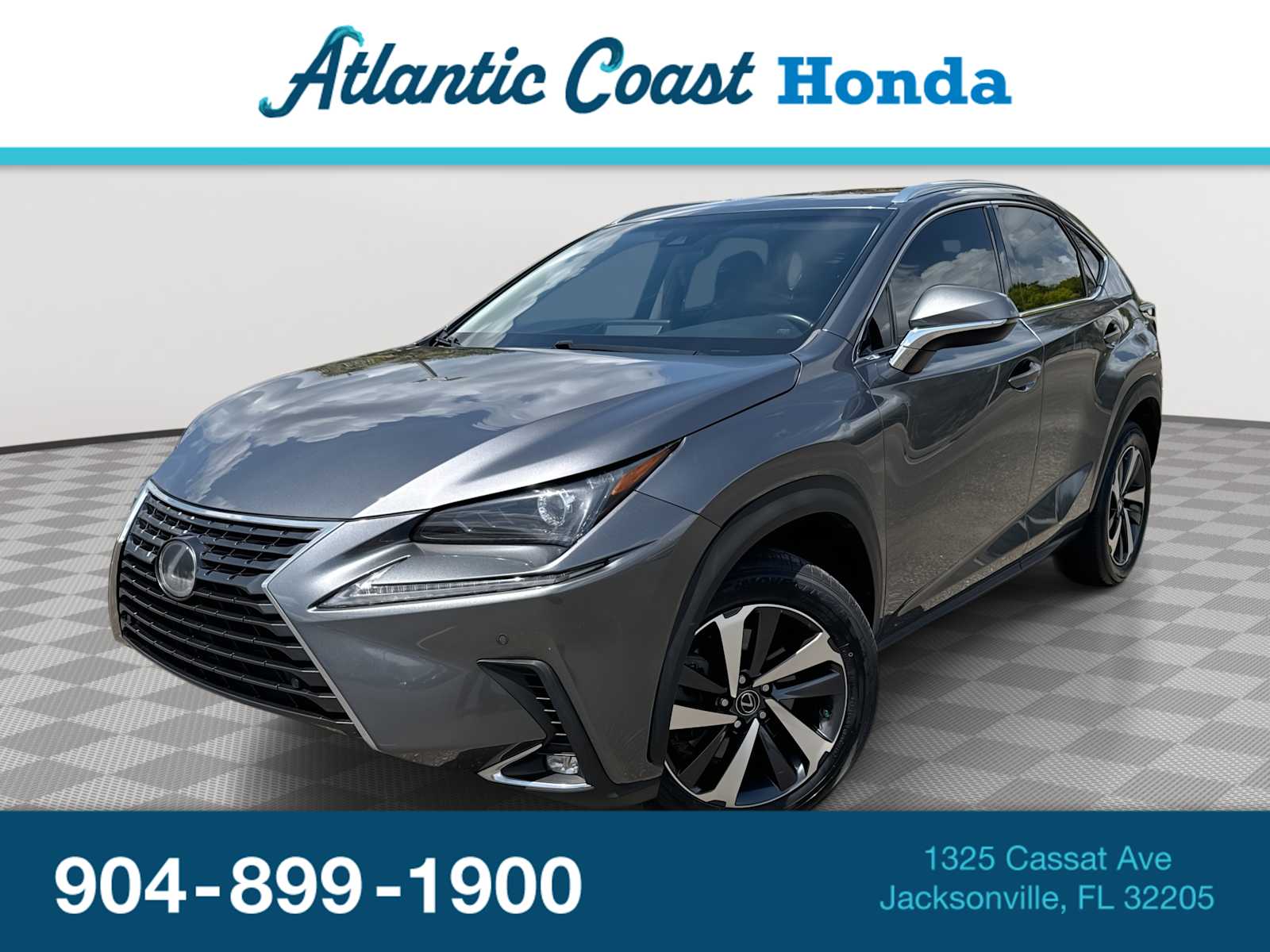 Gray 2019 Lexus NX 300 FWD SUV / Crossover Front-Wheel Drive 6-Speed Automatic