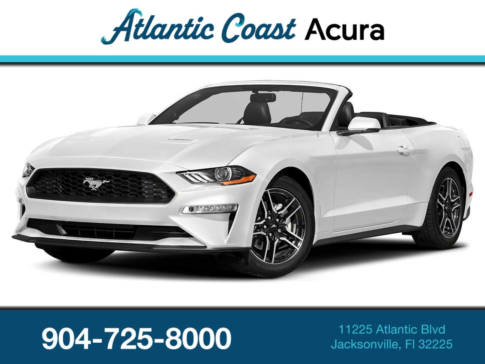 Oxford White 2020 Ford Mustang Convertible Rear-Wheel Drive Automatic