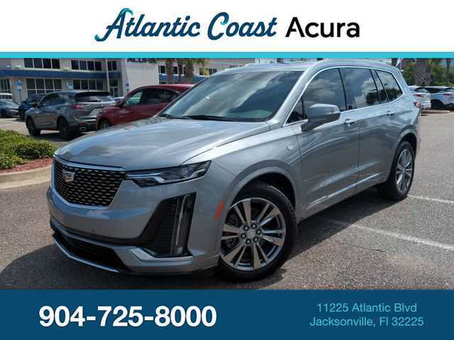 Silver 2025 Cadillac XT6 SUV / Crossover Front-Wheel Drive 9-Speed Automatic