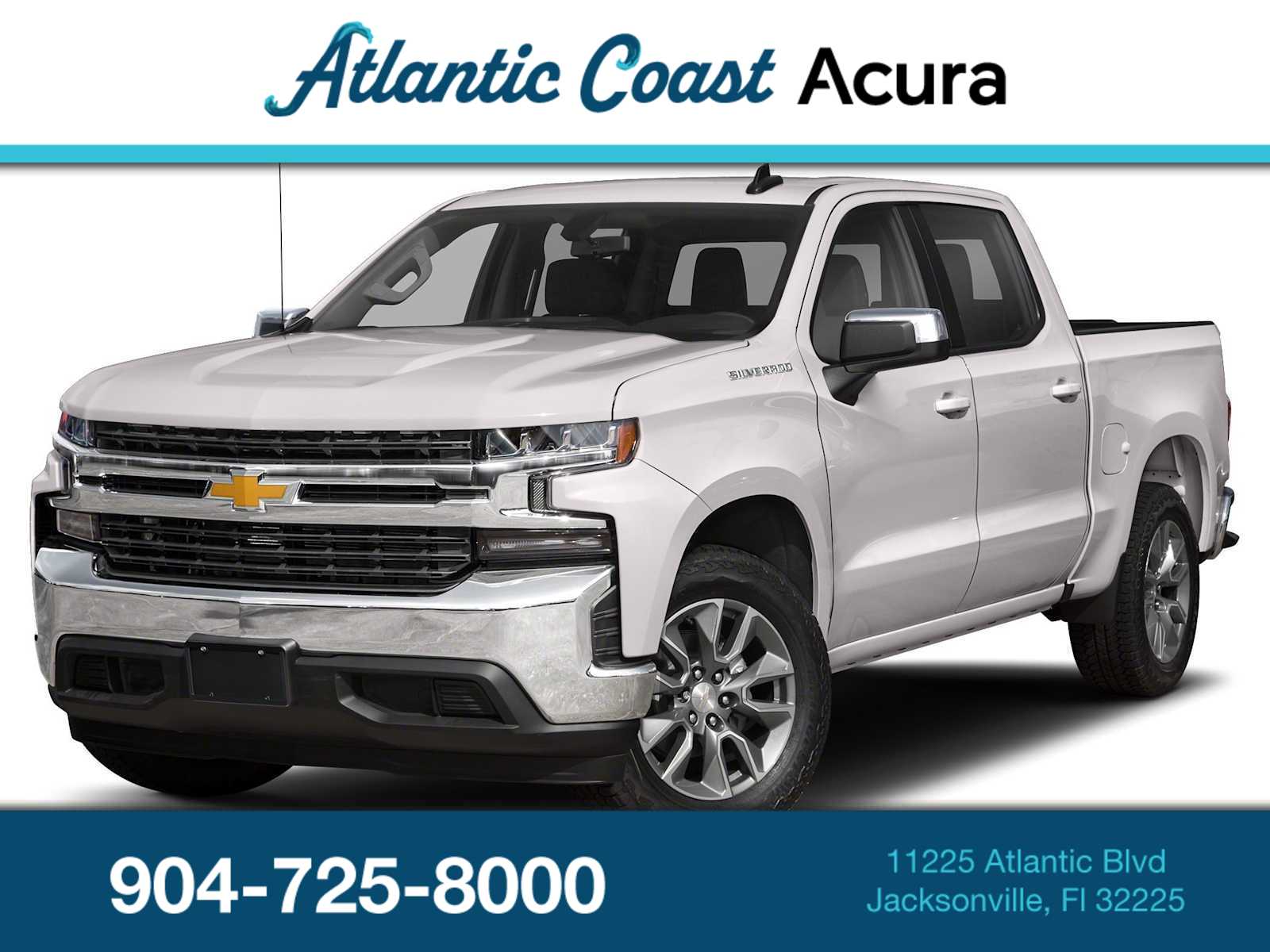 White 2020 Chevrolet Silverado 1500 Pickup Truck 4X2 Automatic