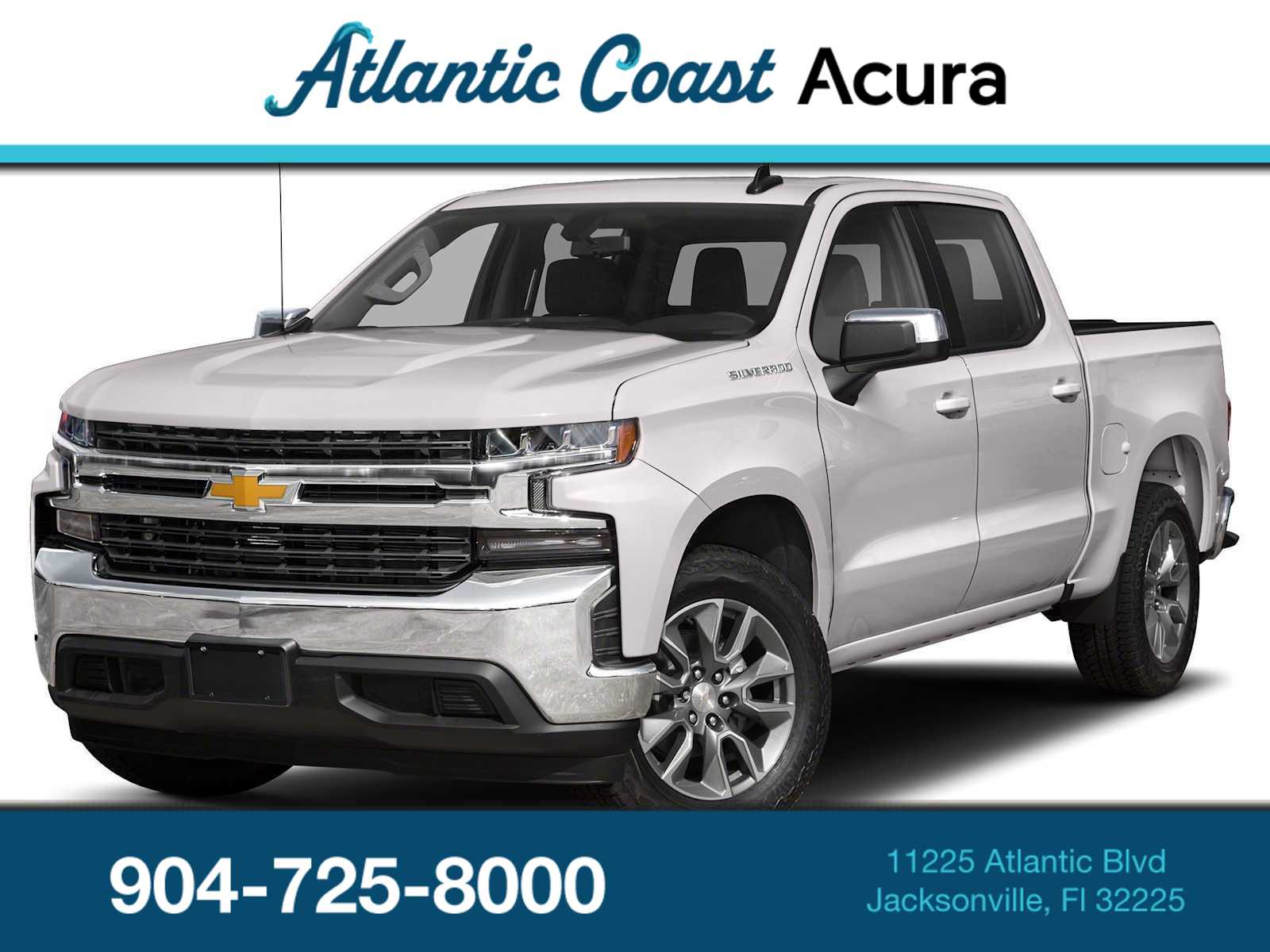 White 2020 Chevrolet Silverado 1500 Pickup Truck 4X2 Automatic