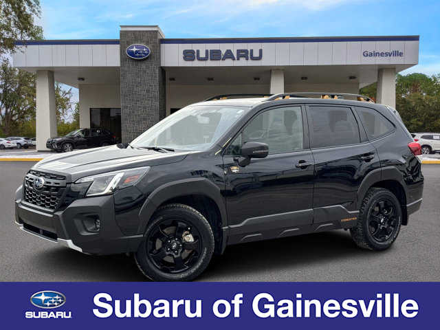 Black 2025 Subaru Forester SUV / Crossover All-Wheel Drive Continuously Variable Transmission