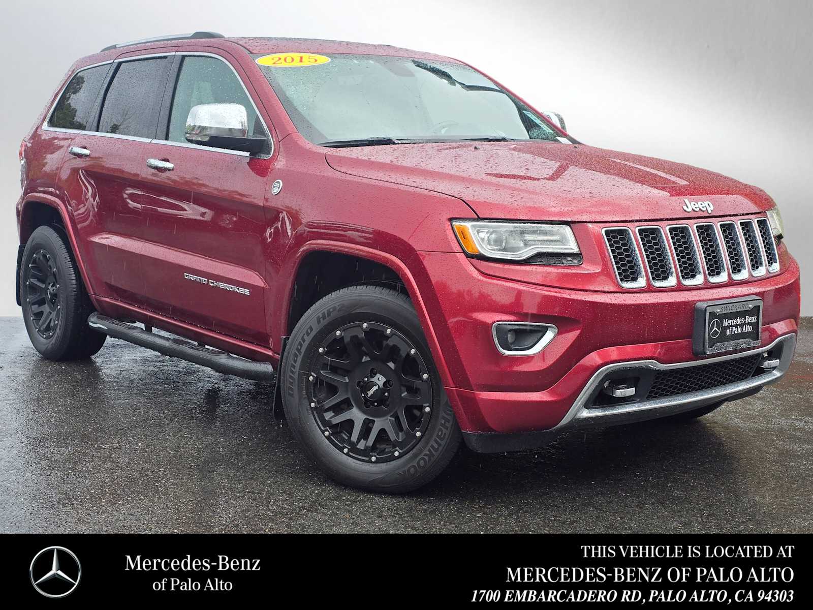 Deep Cherry Red Crystal Pearlcoat 2015 Jeep Grand Cherokee Overland 4WD SUV / Crossover Four-Wheel Drive 8-Speed Automatic