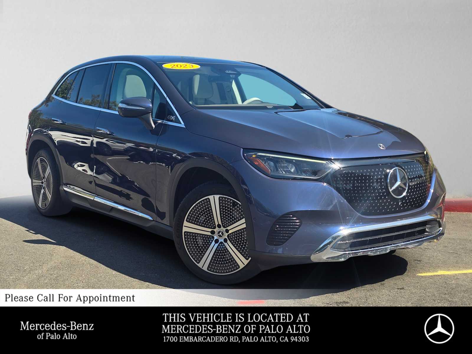 Twilight Blue Metallic 2023 Mercedes-Benz EQE Sedan All-Wheel Drive 1-Speed Automatic
