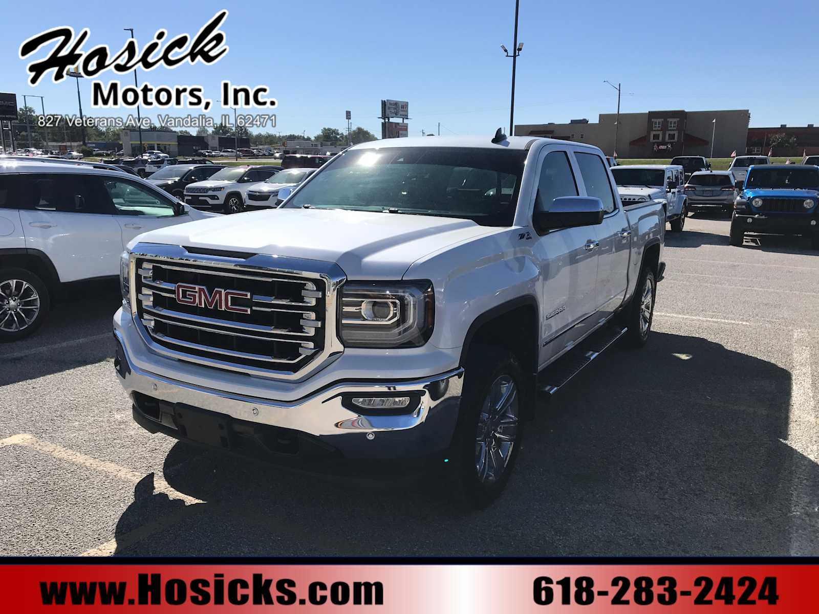 2018 GMC Sierra 1500 SLT Crew Cab 4WD