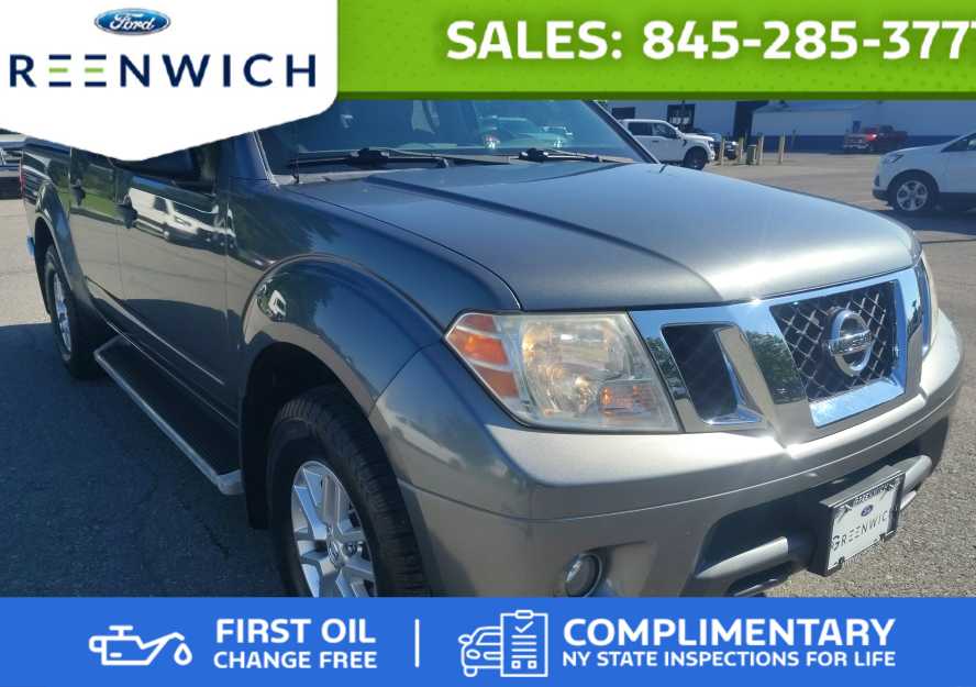 Gray (Gun Metallic) 2016 Nissan Frontier Pickup Truck Four-Wheel Drive 6-Speed Manual