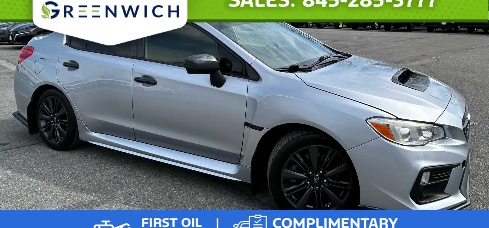 Ice Silver Metallic 2018 Subaru WRX Sedan Sedan All-Wheel Drive 6-Speed Manual