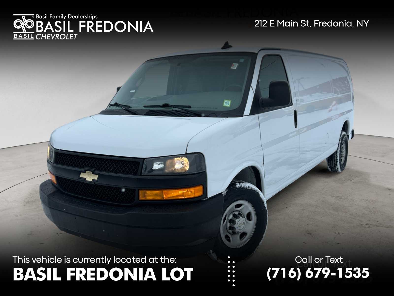 Summit White 2023 Chevrolet Express Cargo 2500 Extended RWD Van Rear-Wheel Drive 8-Speed Automatic