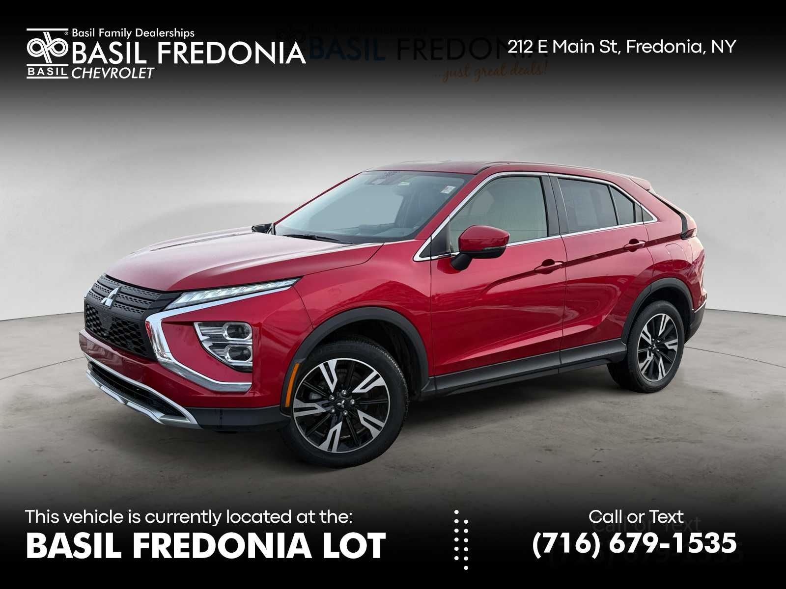 Red Diamond 2024 Mitsubishi Eclipse Cross SE S-AWC SUV / Crossover All-Wheel Drive Continuously Variable Transmission