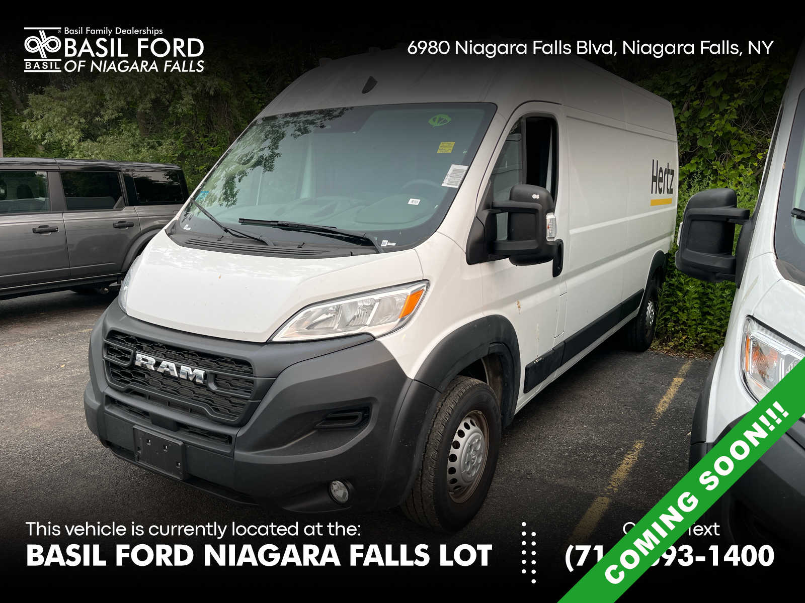 Bright White Clearcoat 2026 RAM ProMaster Van Front-Wheel Drive 9-Speed Automatic
