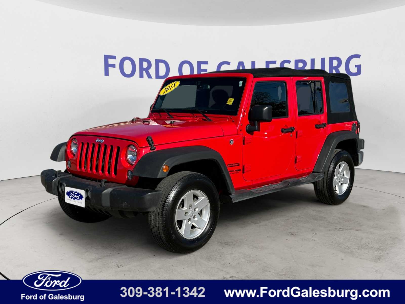 2018 Jeep Wrangler JK Unlimited Sport S