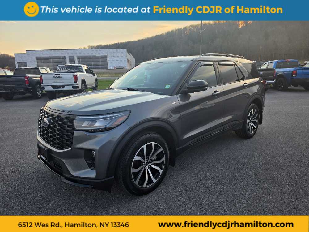 Carbonized Gray 2025 Ford Explorer ST-Line AWD SUV / Crossover All-Wheel Drive Automatic