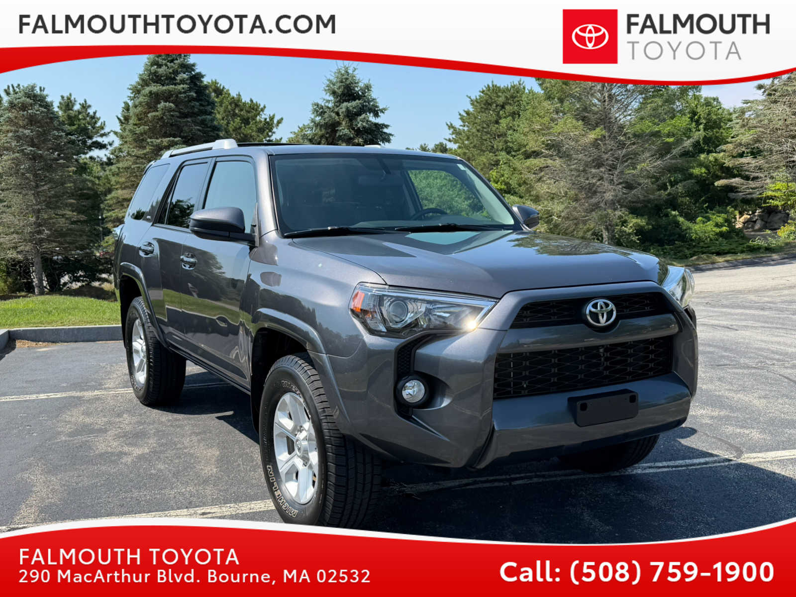 Magnetic Gray Metallic 2016 Toyota 4Runner SUV / Crossover Four-Wheel Drive 5-Speed Automatic