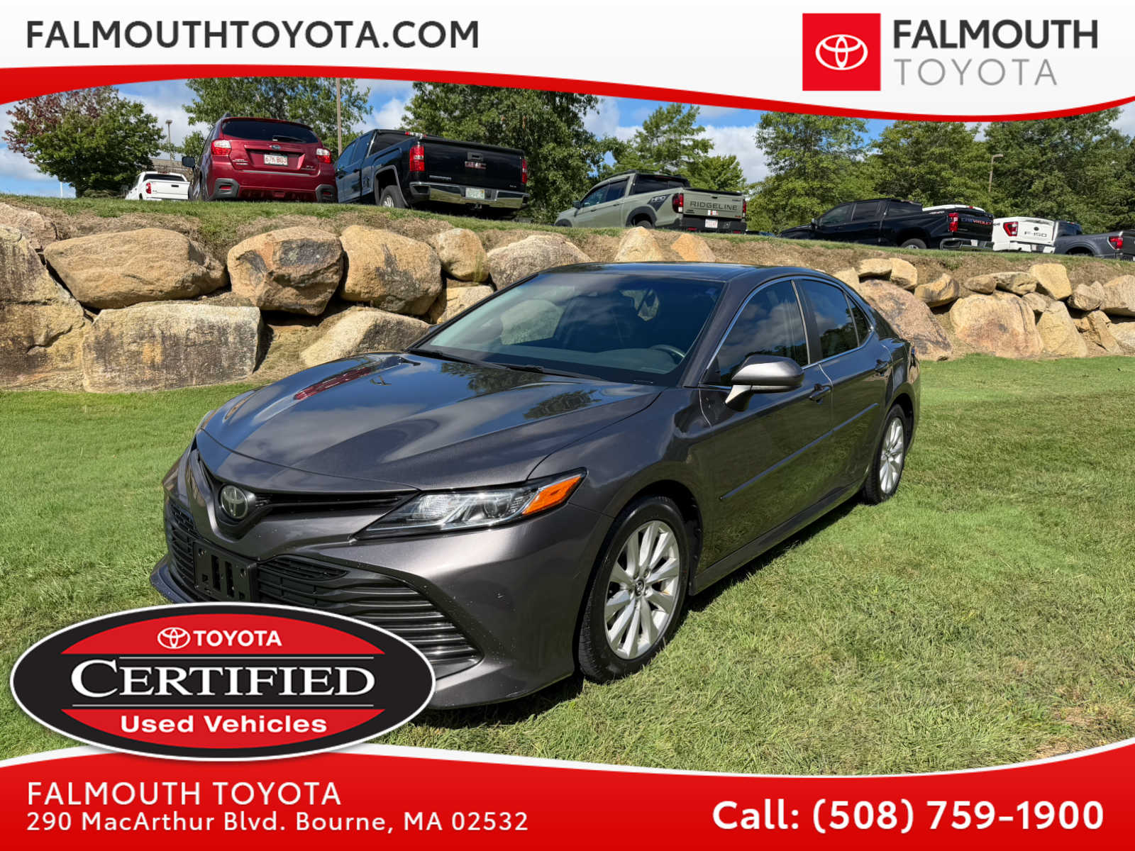 Predawn Gray Mica 2019 Toyota Camry Sedan Front-Wheel Drive 8-Speed Automatic