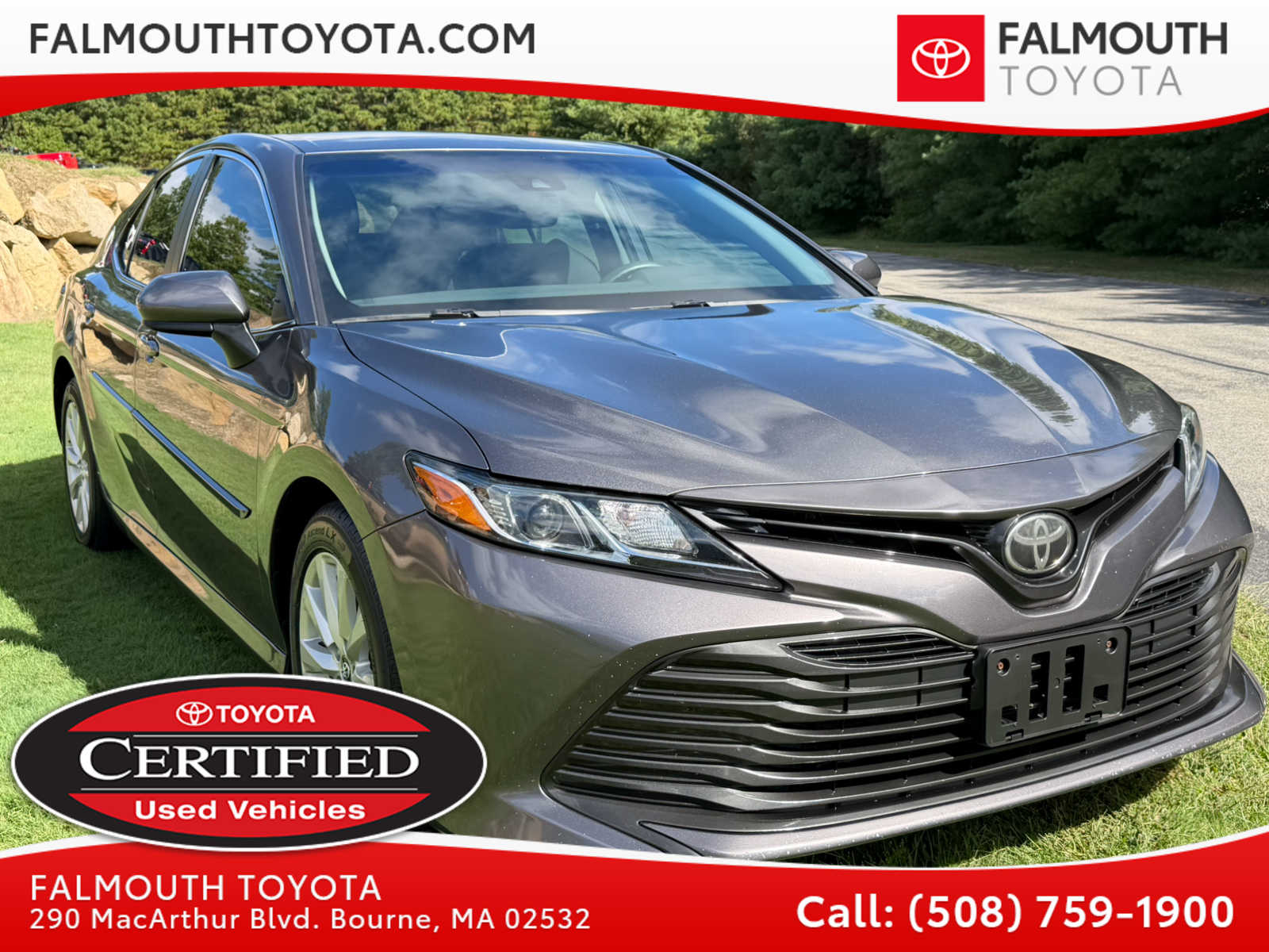 Predawn Gray Mica 2019 Toyota Camry Sedan Front-Wheel Drive 8-Speed Automatic