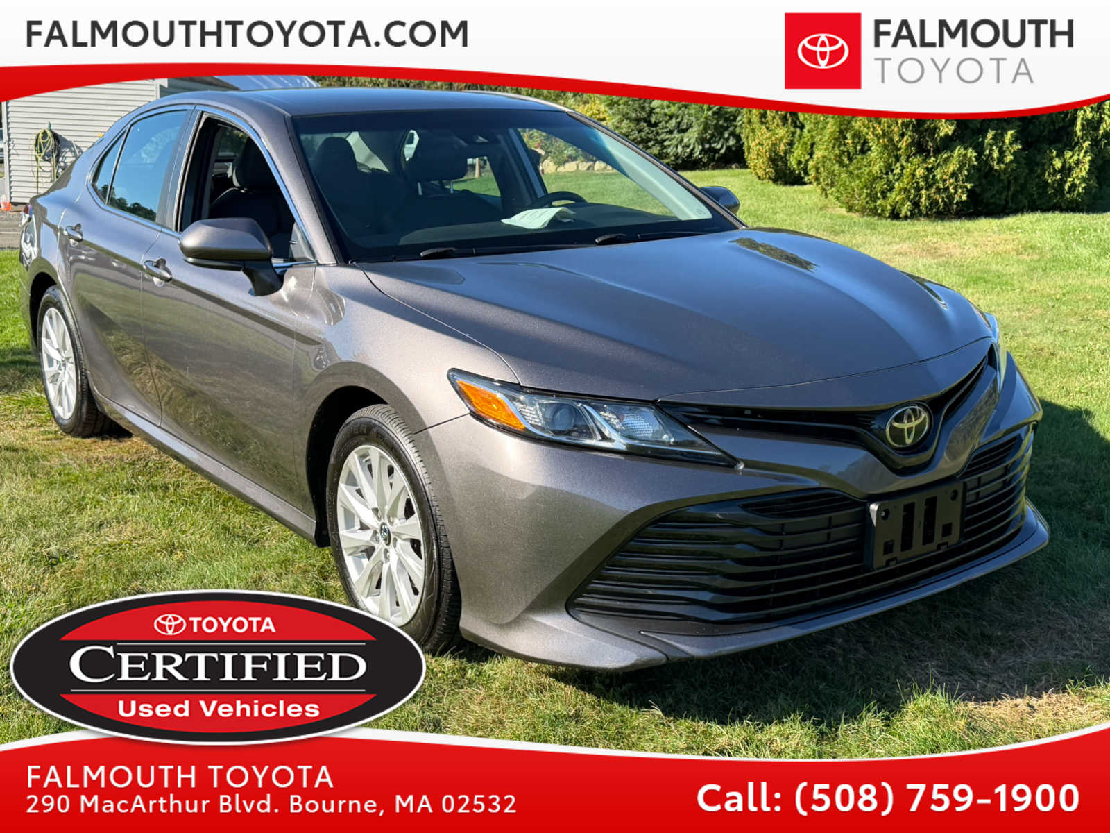 Predawn Gray Mica 2018 Toyota Camry Sedan Front-Wheel Drive 8-Speed Automatic