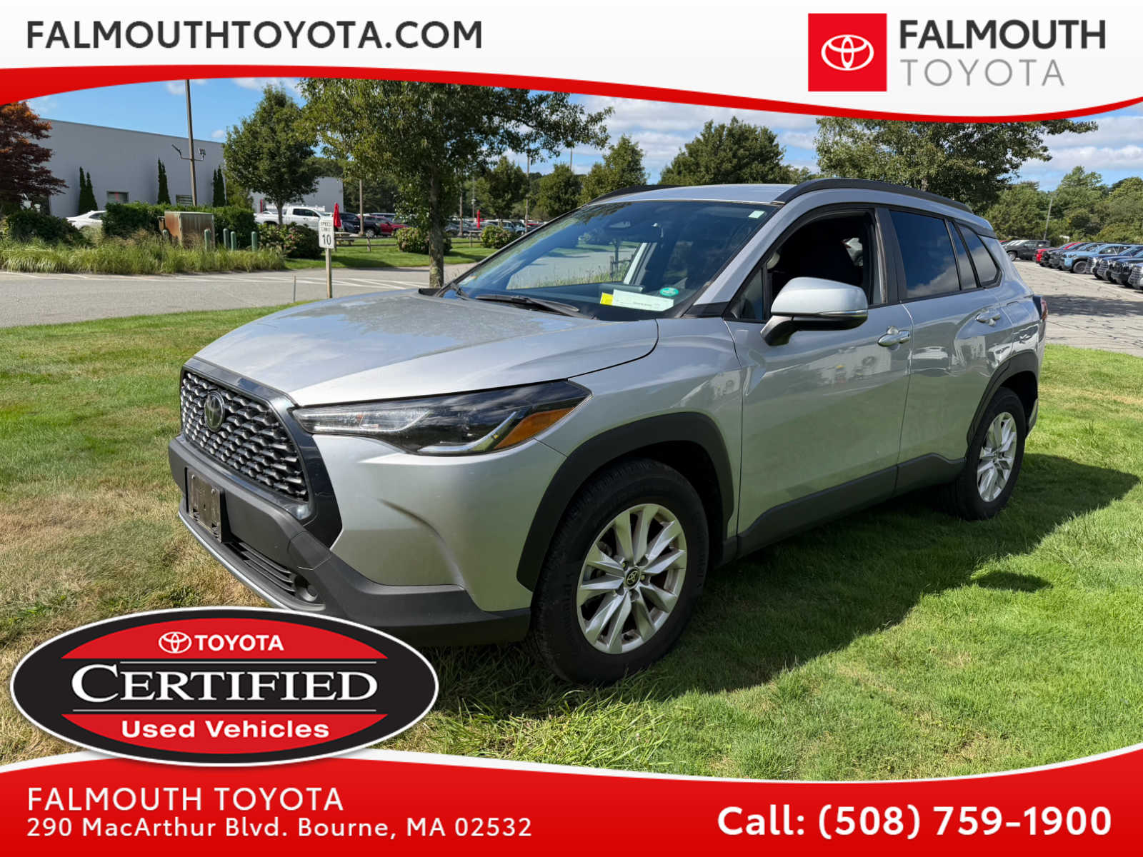 Sonic Silver 2024 Toyota Corolla Cross SUV / Crossover All-Wheel Drive Automatic