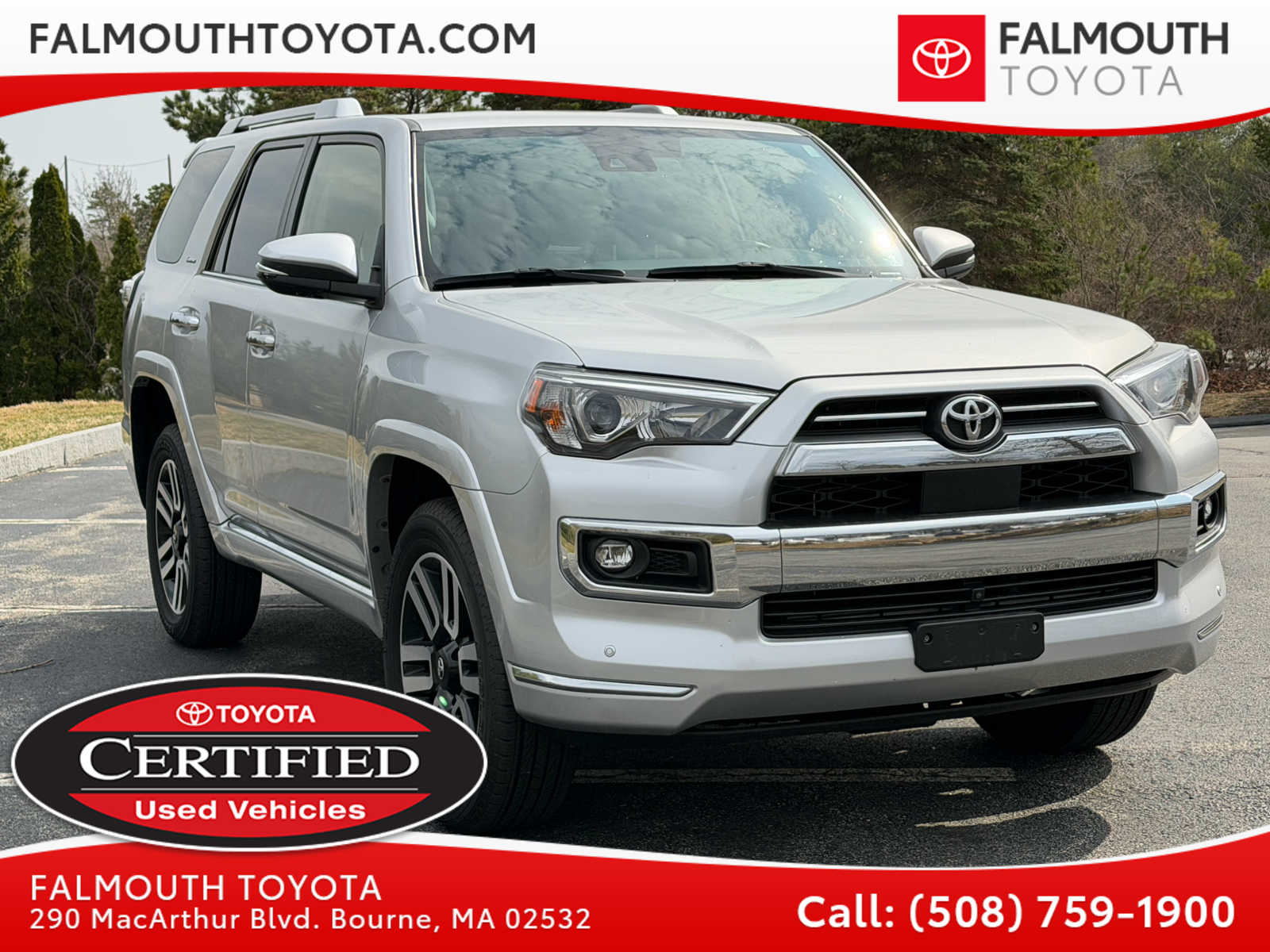 Classic Silver Metallic 2023 Toyota 4Runner Limited 4WD SUV / Crossover All-Wheel Drive 5-Speed Automatic