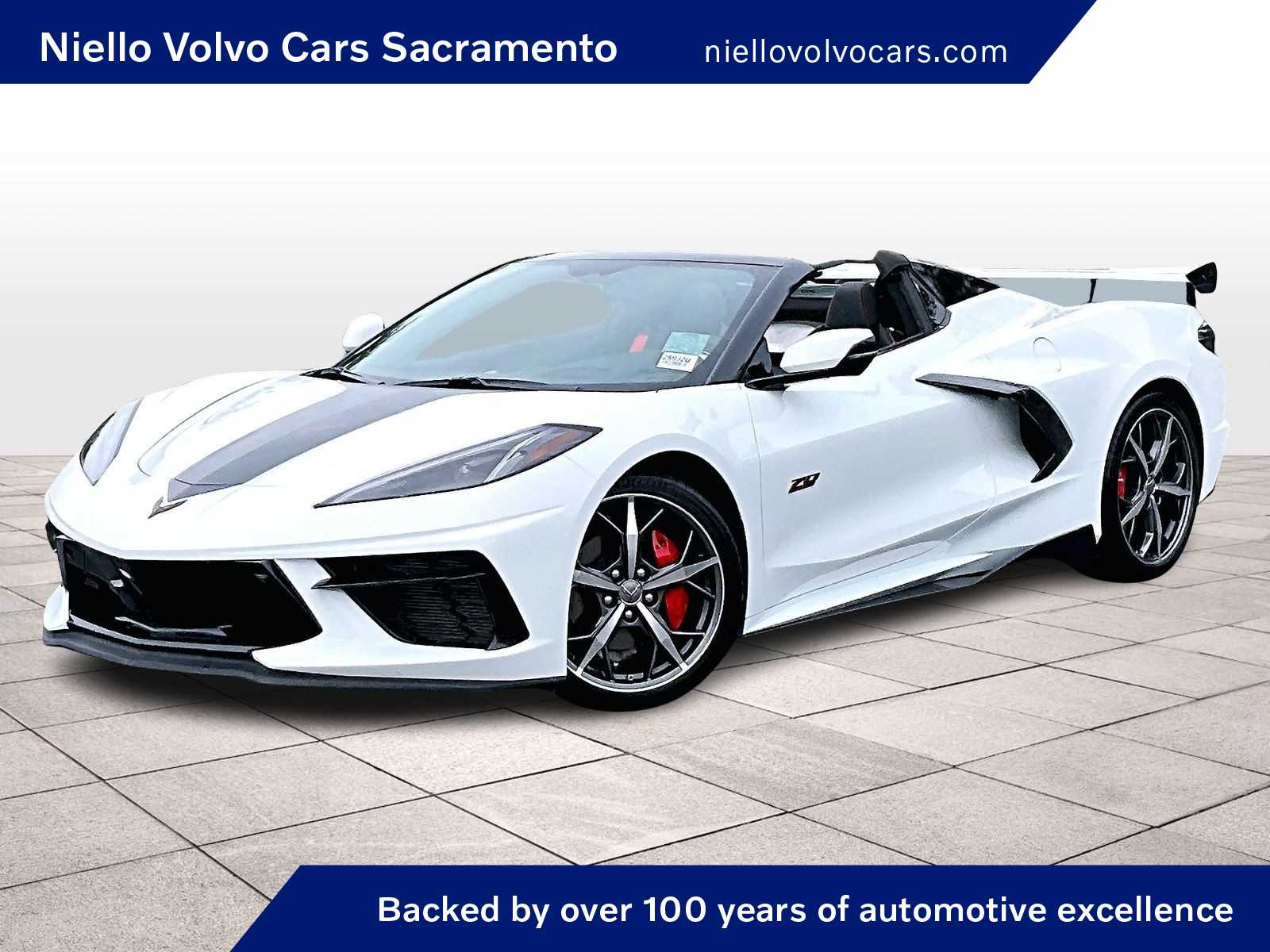 Arctic White 2023 Chevrolet Corvette Stingray 3LT Convertible RWD Convertible Rear-Wheel Drive 8-Speed Automatic