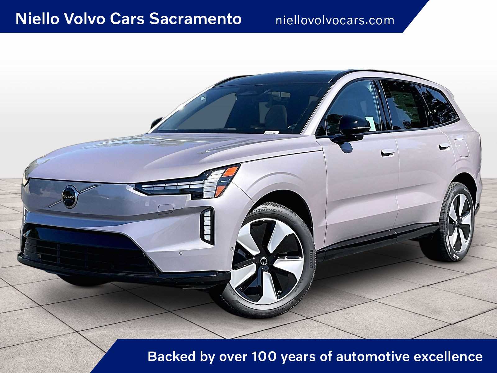 Aurora Silver 2026 Volvo EX90 SUV / Crossover Rear-Wheel Drive 1-Speed Automatic