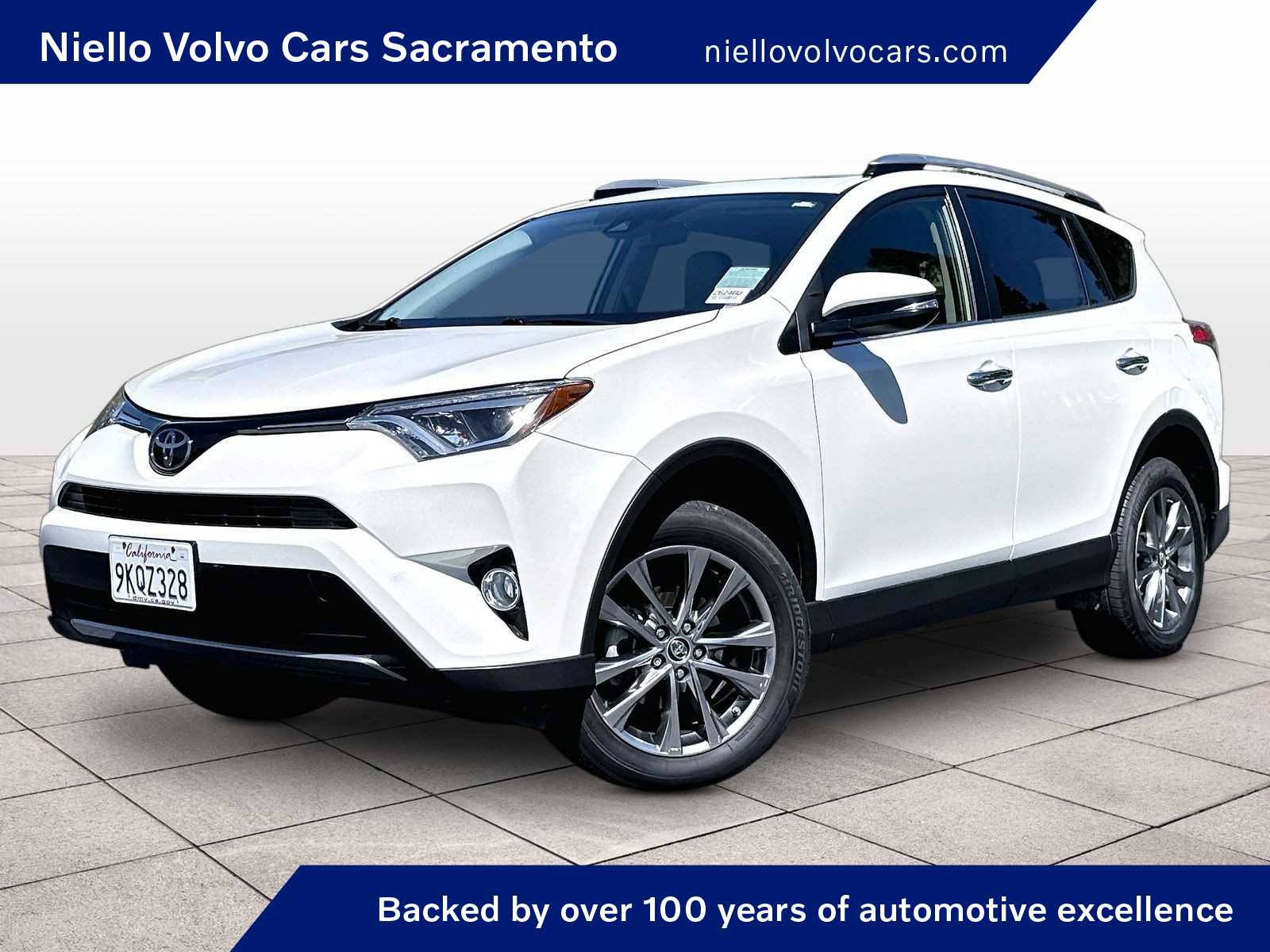 White (Blizzard Pearl) 2018 Toyota RAV4 SUV / Crossover All-Wheel Drive 6-Speed Automatic