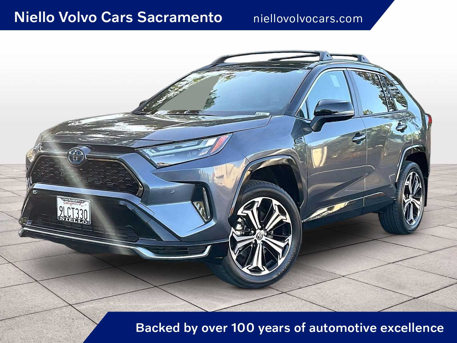 Magnetic Gray Metallic/Midnight Black Metallic 2024 Toyota RAV4 Prime SUV / Crossover All-Wheel Drive Continuously Variable Transmission