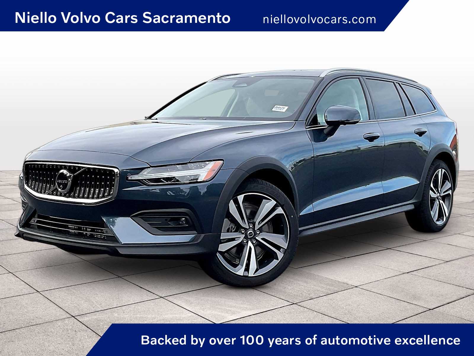 DENIM BLUE 2026 Volvo V60 Cross Country B5 Plus AWD Wagon All-Wheel Drive 8-Speed Automatic
