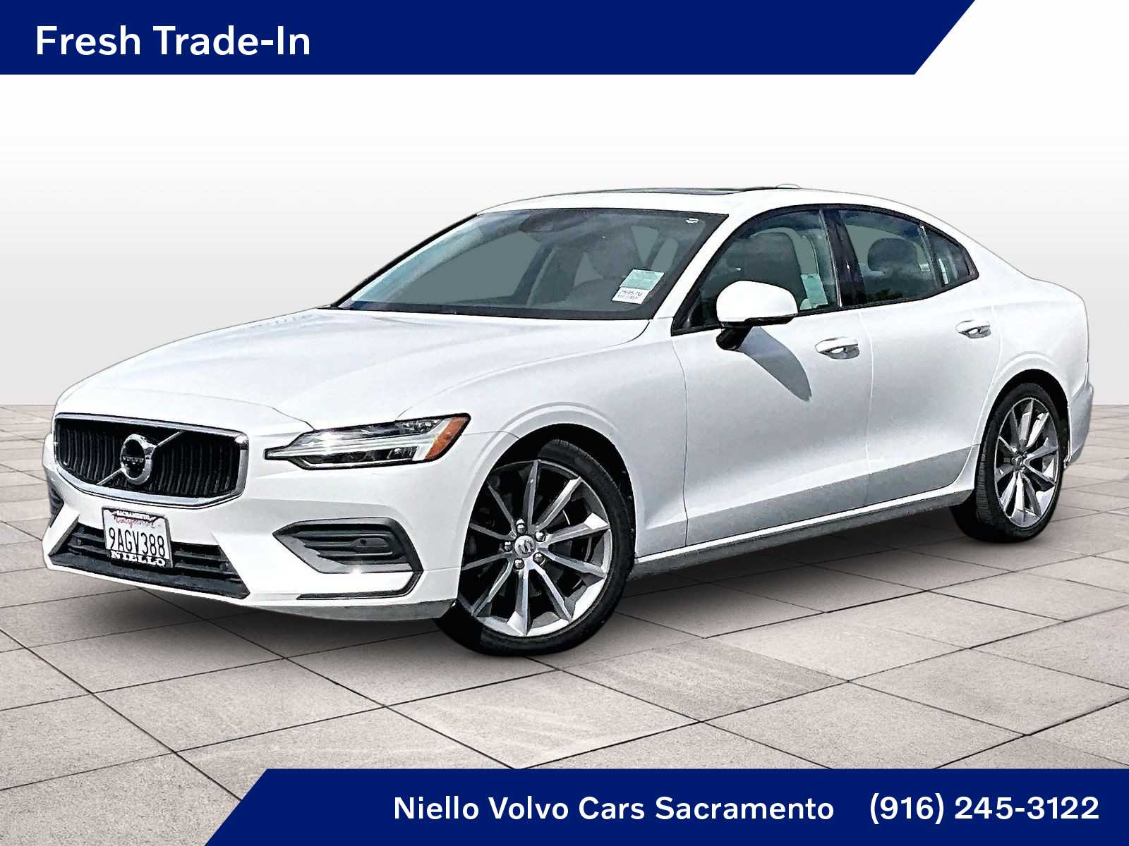 Crystal White Pearl Metallic 2019 Volvo S60 T5 Momentum FWD Sedan Front-Wheel Drive 8-Speed Automatic