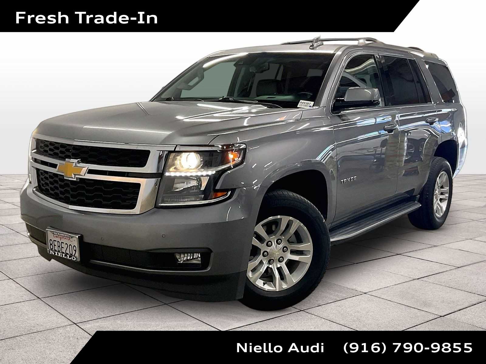Gray (Satin Steel Metallic) 2018 Chevrolet Tahoe LT 4WD SUV / Crossover Four-Wheel Drive 6-Speed Automatic