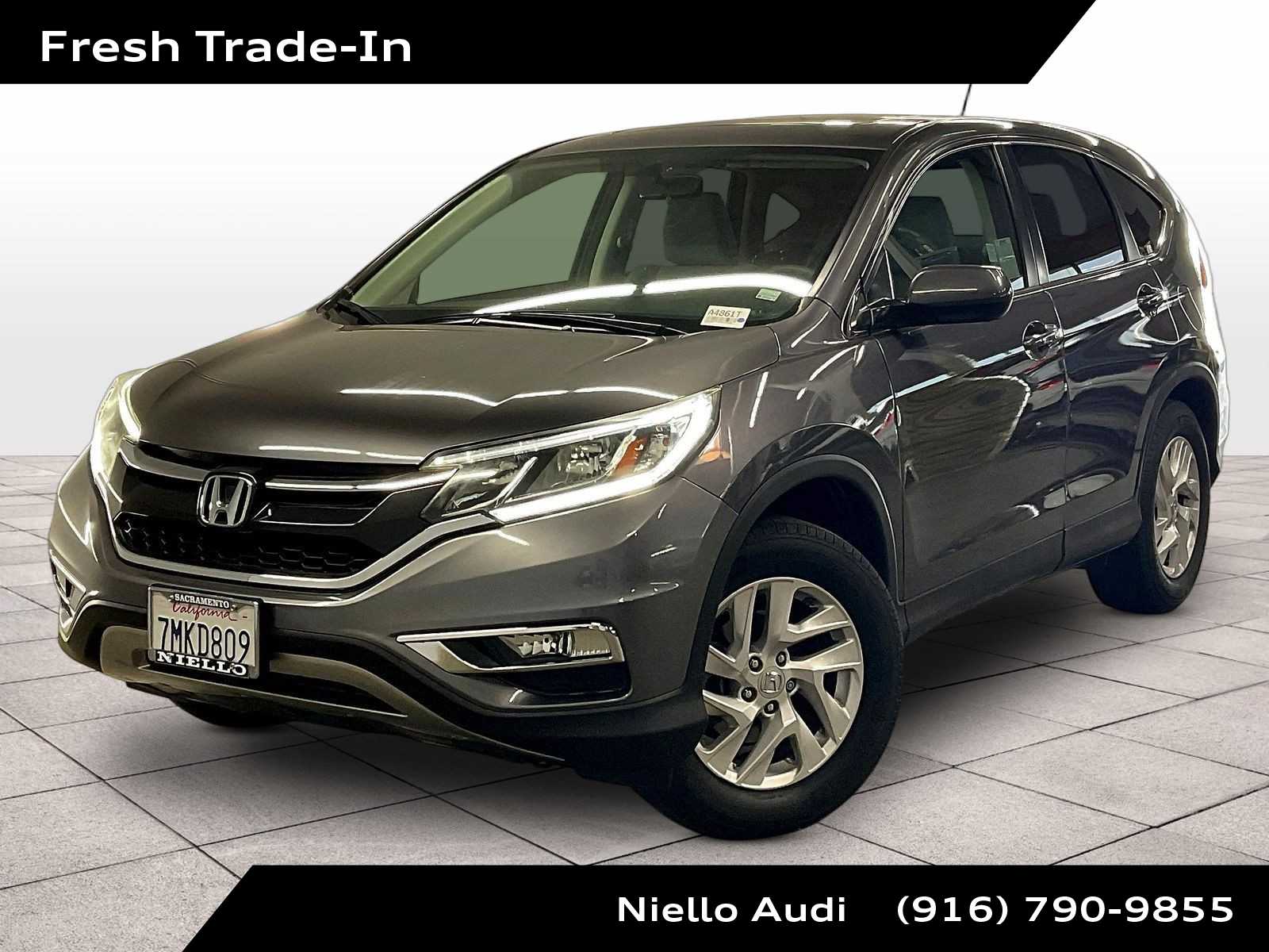 Gray (Modern Steel Metallic) 2015 Honda CR-V EX FWD SUV / Crossover Front-Wheel Drive Continuously Variable Transmission