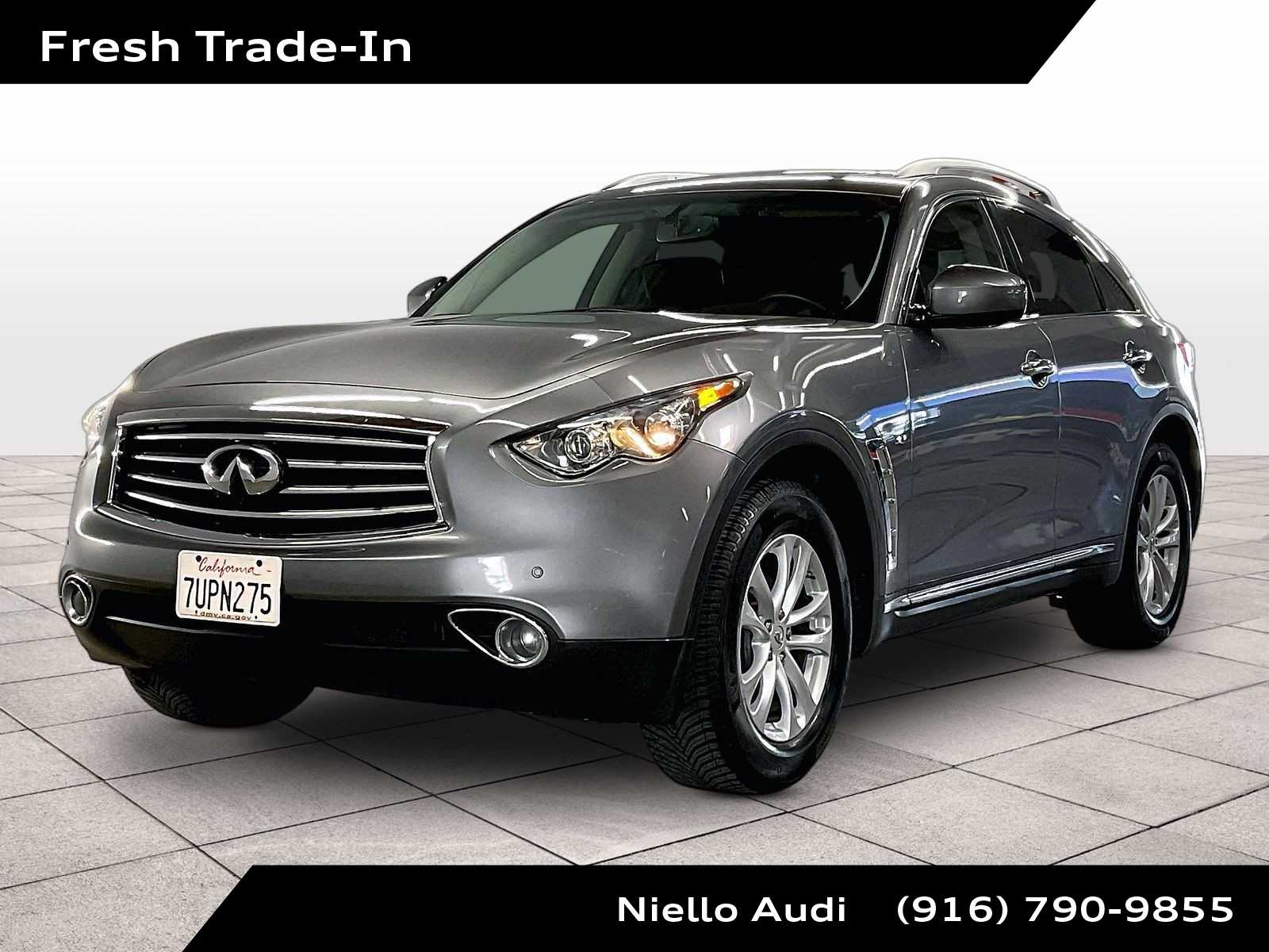 Gray (Graphite Shadow) 2015 INFINITI QX70 SUV / Crossover 7-Speed Automatic