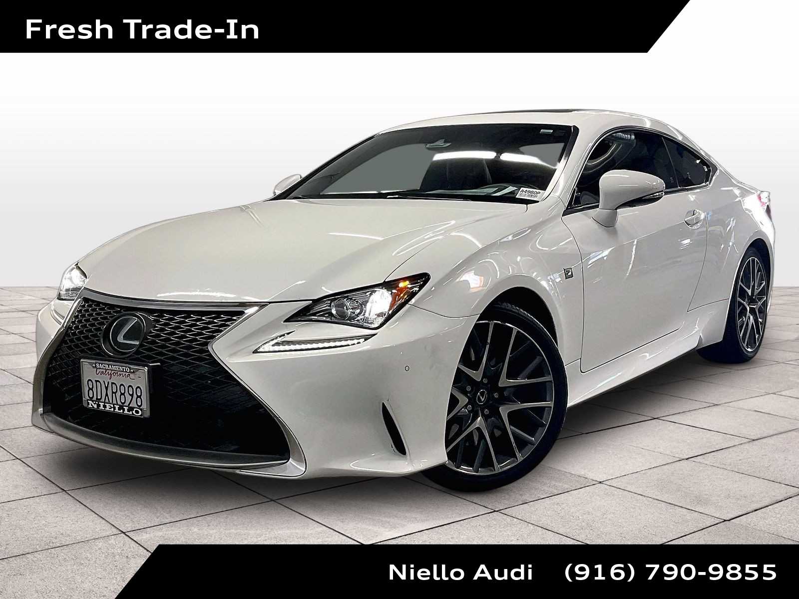 Ultra White 2018 Lexus RC 300 RWD Coupe Rear-Wheel Drive 6-Speed Automatic