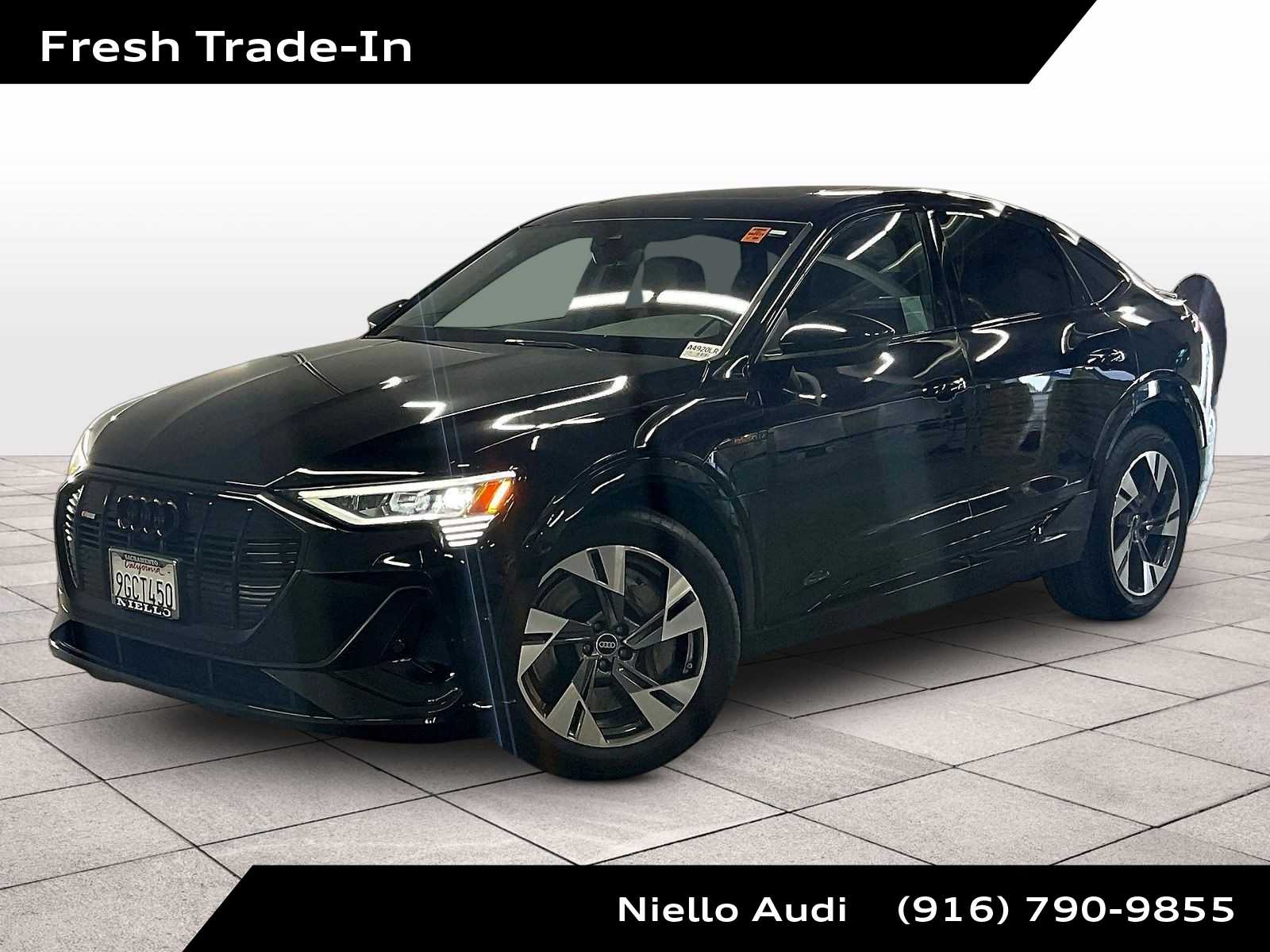 Mythos Black Metallic 2023 Audi e-tron Premium S Line quattro Sportback AWD Sedan All-Wheel Drive 1-Speed Automatic