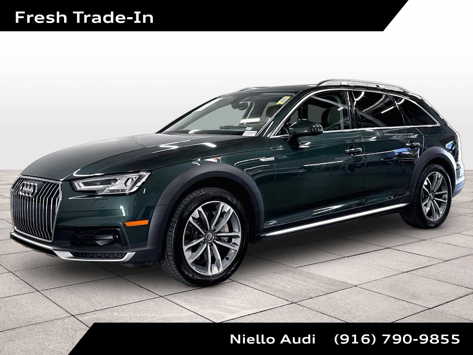Gotland Green Metallic 2019 Audi A4 Allroad Wagon All-Wheel Drive 8-Speed Automatic