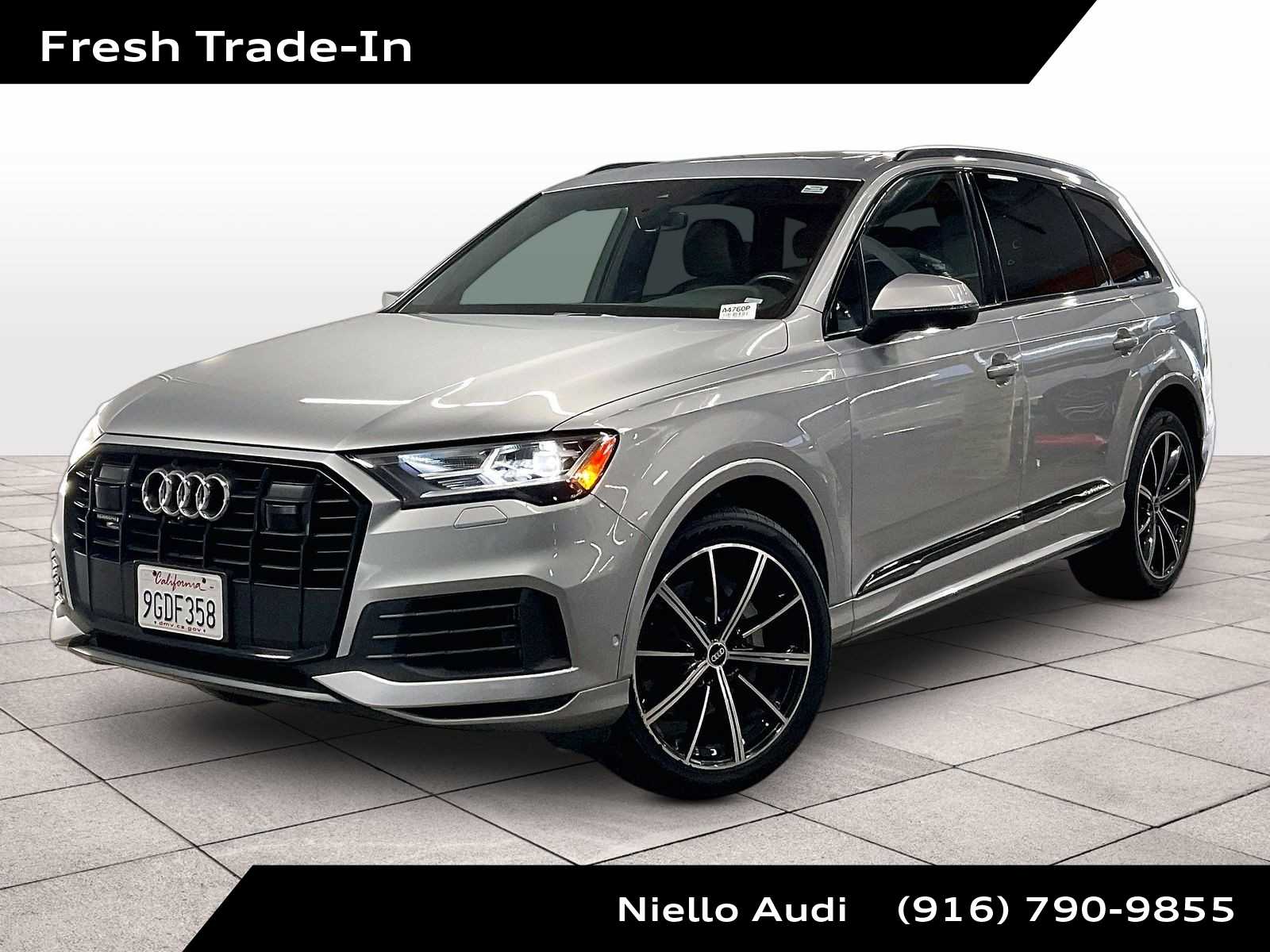 Florett Silver Metallic 2021 Audi Q7 quattro Premium Plus 55 TFSI SUV / Crossover All-Wheel Drive 8-Speed Automatic