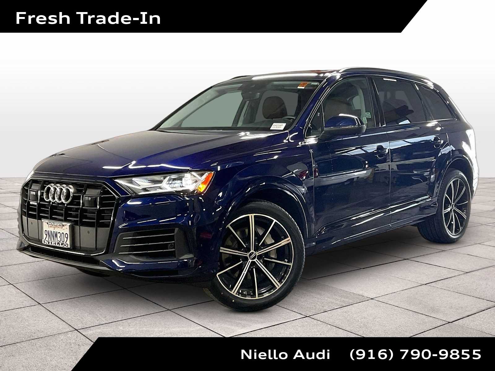 Navarra Blue Metallic 2023 Audi Q7 quattro Premium Plus 55 TFSI SUV / Crossover All-Wheel Drive 8-Speed Automatic